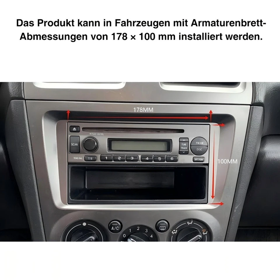 2 DIN Autoradio Carplay Android Auto BT CD DVD AM Player RDS 3 USB TF AUX 64G FF - Bild 3 von 4