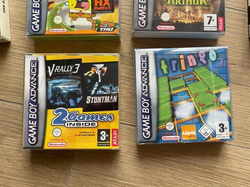 Lotto 8 Giochi Nintendo Game Boy Advance Box Con Scatola Completi Driver Xxx Gba - Foto 2 di 11