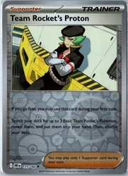 Team Rocket's Proton 177/182 Destined Rivals Reverse Holo