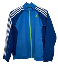 ADIDAS Trainingsjacke, Sport Jacke Jungen Blau, Gr. 140 - TOP