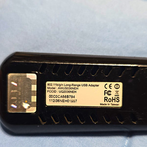 ALFA AWUS036NEH Long Range USB 2.0 Wi-Fi Adapter 802.11b/g/n 150Mbps