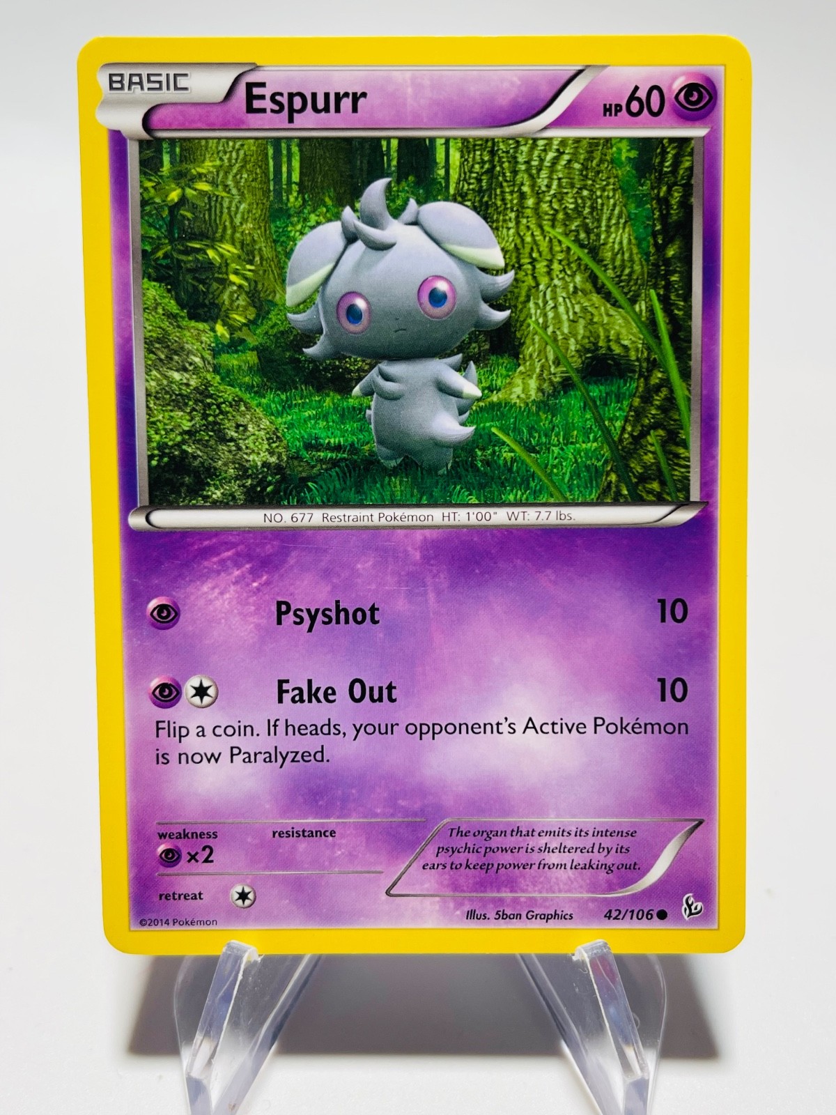 ESPURR 2014 Pokemon Flashfire  Common POKÉMON 42/106