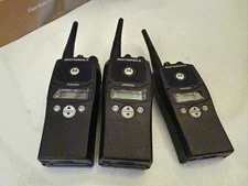  Lot of 3 Motorola PR400 AAH65RDF9AA3AN UHF 2-Way Radios