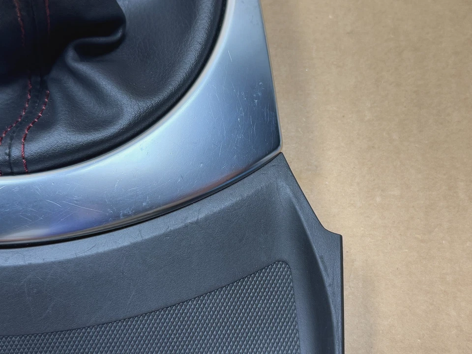 16-19 Mazda MX-5 Miata Center Console M/T Gear Shifter Trim W/Boot PO41 OEM - Image 4 of 4