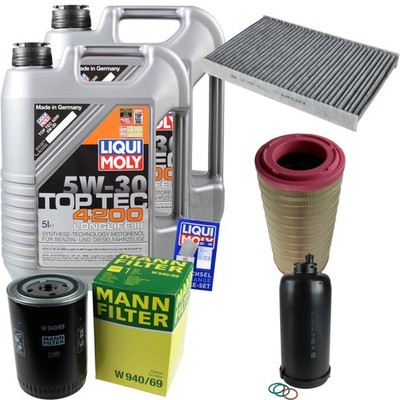 INSPEKTIONSKIT FILTER LIQUI MOLY ÖL 10L 5W-30 für Iveco Daily IV