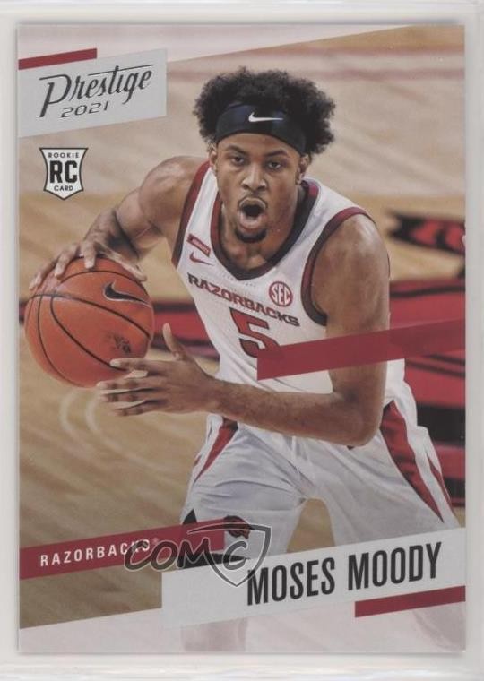 2021-22 Panini Chronicles Draft Picks Prestige Moses Moody #379 5r6