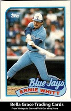 1989 Topps #289 Ernie Whitt Toronto Blue Jays MLB Baseball