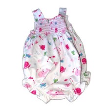 Kissy Kissy Baby Girl Sea Life Smocked Bubble...