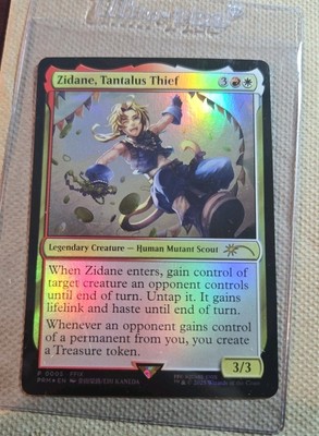 final fantasy zidane mtg Zidane, Tantalus Thief - Art Series 49/53 - Final Fantasy MTG - Art Card