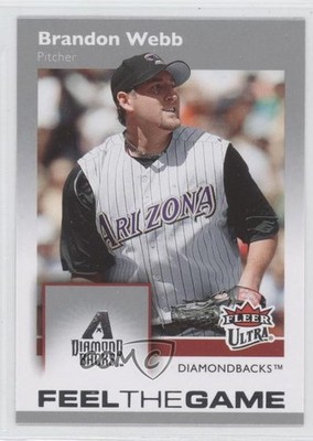 2007 Fleer Ultra Feel The Game Brandon Webb #FG-BW 5v2