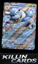 Blastoise ex - 009/165 009/165 Pokemon Double Rare SV: Scarlet & Violet 151 Card