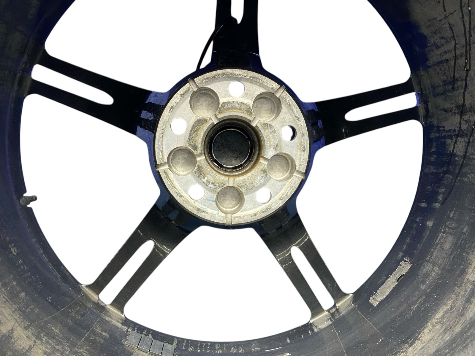 2015-2017 MCLAREN 650S SPIDER 20X11 DIAMOND CUT WHEEL RIM SILVER W/ CARBON CAP