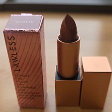 LAWLESS Forget the Filler Satin Cream Lipstick Cookie 0.12 oz Clean Cruelty-Free