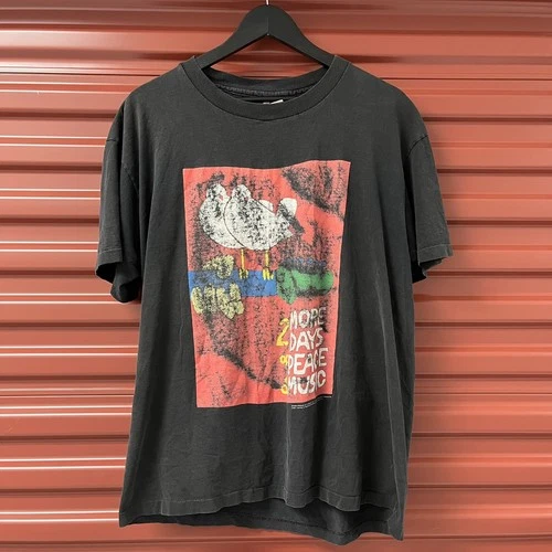 Woodstock '2 More Days of Peace & Music' Concer 1990s vintage concert t-shirt, vintage, single stitch, B+ condition