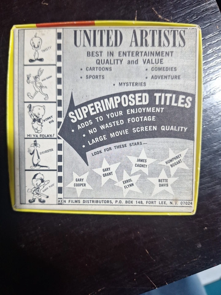 Wings 1927 Super 8 8mm Gary Cooper Clara Bow 1920s WWII War Silent Film Foto 3 de 3