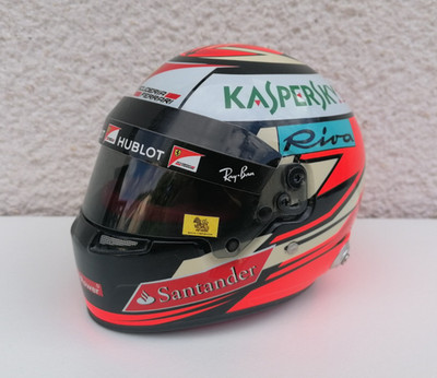 Kimi Räikkönen Ferrari Helm 2017 1:2 Bell Helmets