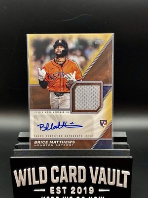 2026 Topps Series 1 Major League Materials Autograph Brice Matthews RC GOLD /50