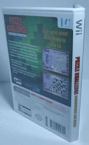 Puzzle Challenge Crosswords and More game, manual and case for Wii. Tested/works - Picture 7 of 8