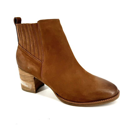 Blondo boots womens 10m brown leather noa cognac waterproof fall minimalist  boho | eBay