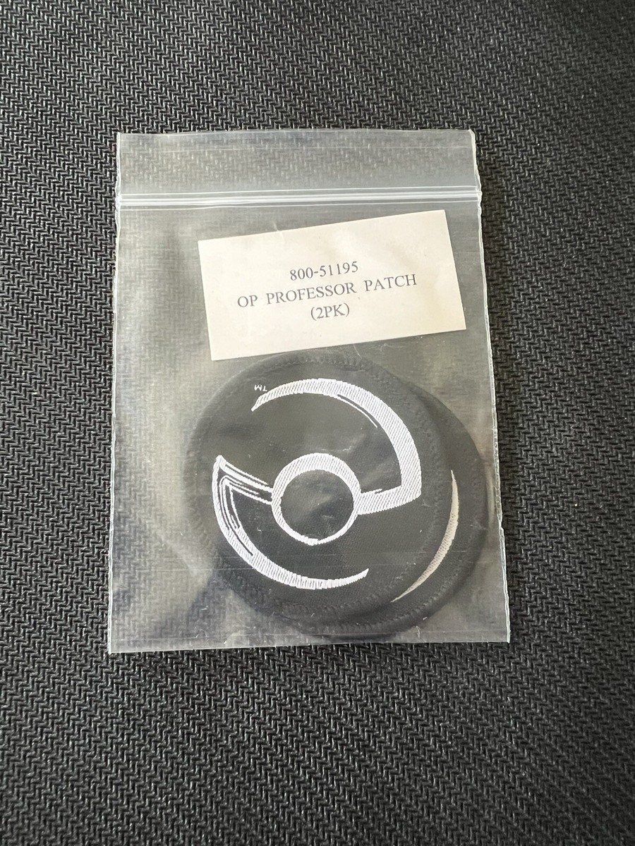 Pokemon Organized Play TCG Professor Program Sealed Black Patch 