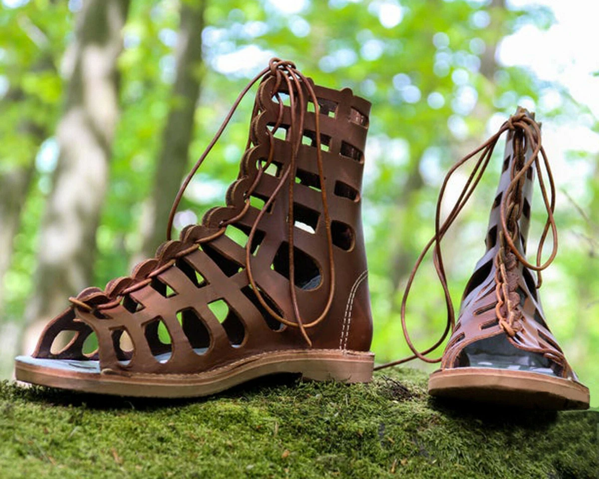 Renaissance Shoes Caligae Roman Shoes Marching Boots Roman