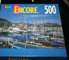 New Encore Puzzle Boats Puzzle Harbor Sailboats 500 pcs -U - 