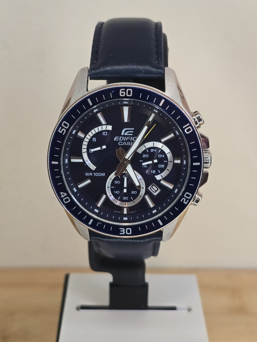 EDIFICE  CASIO カシオ　腕時計 Casio Edifice Sapphire Stainless Steel Slim Turquoise Blue Watch