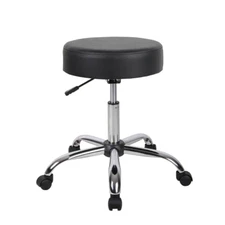 black caressoft medical stool | office boss spa products well adjustable cushion