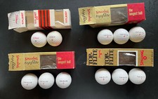 Vintage Spalding Top-Flite and Titleist DT Golf Balls, c. 1980's