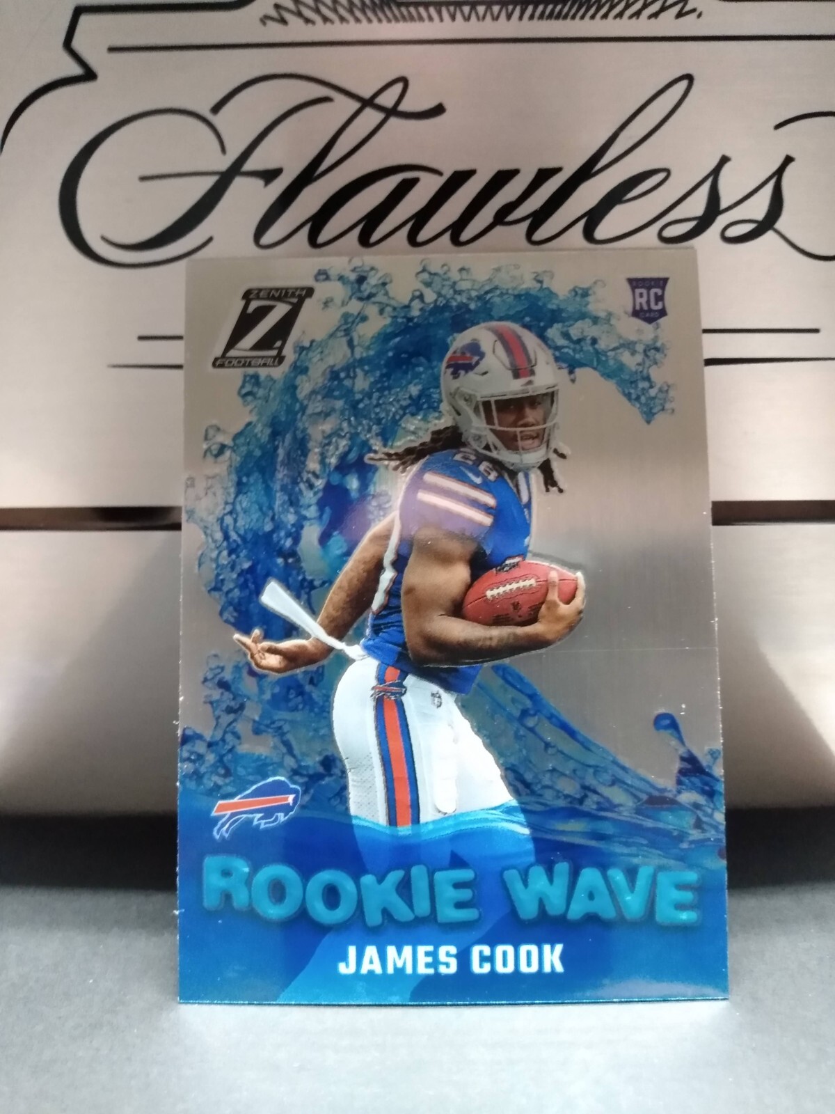 2022 Panini Zenith RC Rookie Wave James Cook #RW-JC SP Silver Holo