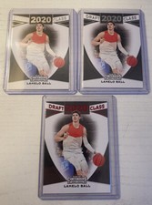 LaMelo Ball/G Hornets RC | 2020-21 Contenders Draft Class 3 Card Lot W/ Red Foil