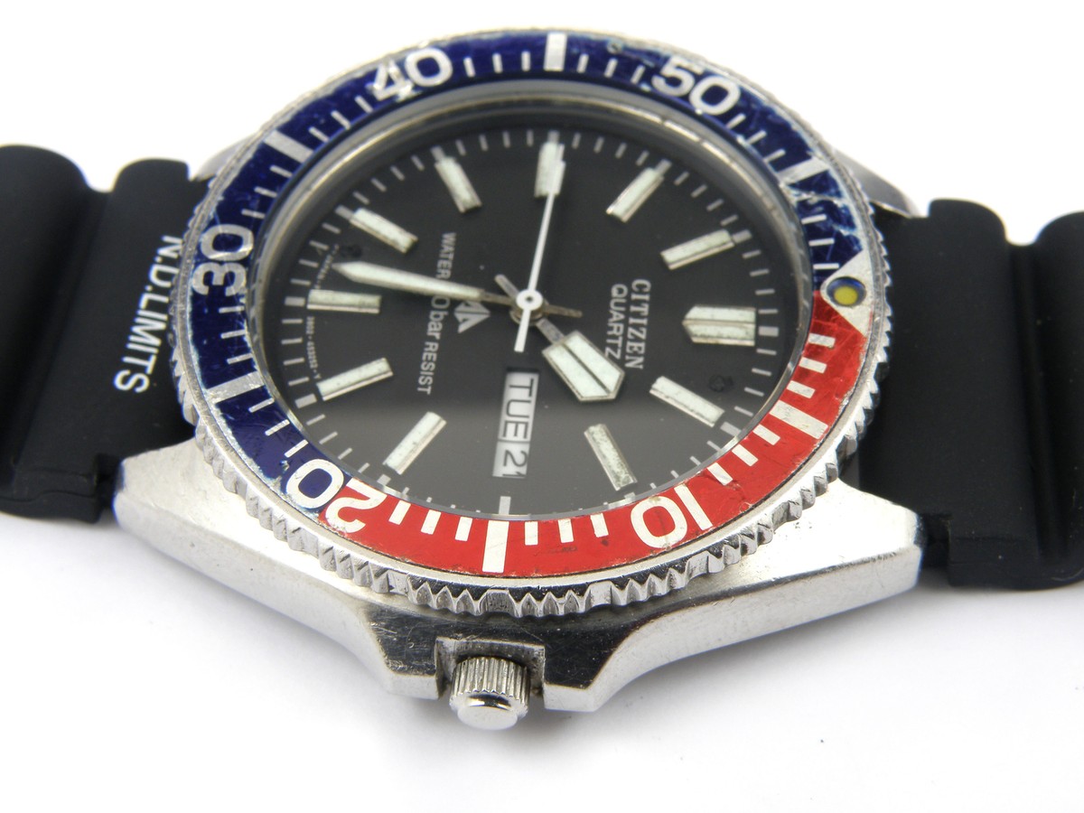 Pepsi Orologio Citizen Diver Automatico Men's Citizen Pepsi