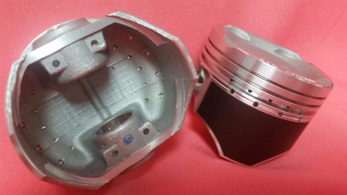 YCP 75mm Vitara Pistons Teflon Coated LowComp +NPR +Bearings