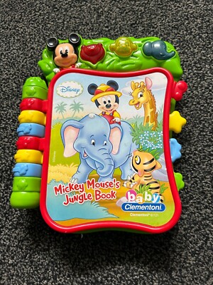 Clementoni Musical Kinder interaktive Aktivität Babys Geschichtenbuch Dschungelbuch