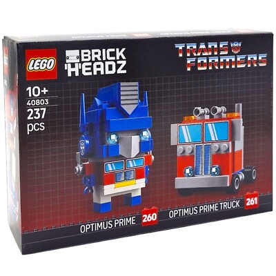 LEGO  BrickHeadz 40803 Optimus Prime Mech & Fahrzeug