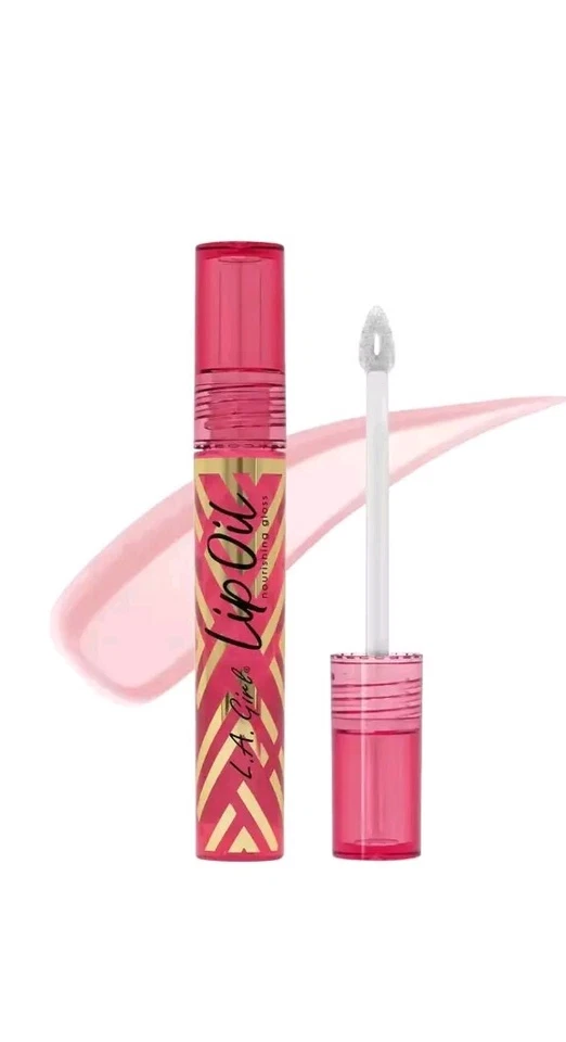 4 L.A. Aceite de labios para niñas, brillo nutritivo, GLC722/23/25/26 0,07 fl oz cada uno Foto 3 de 4