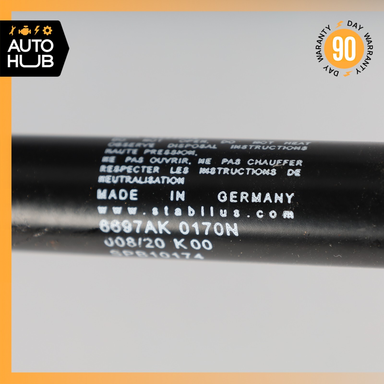 00-04 Aston Martin DB7 Convertible Trunk Lid Shock Lift Support Strut Right 20k