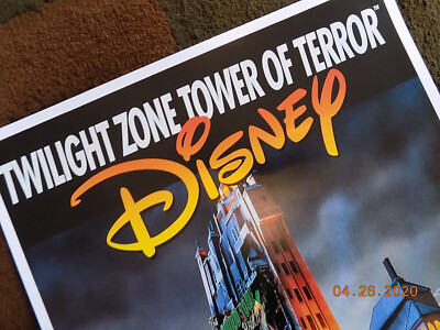 1994 Disney Tower of Terror Twilight Zone 11x17 Poster | eBay