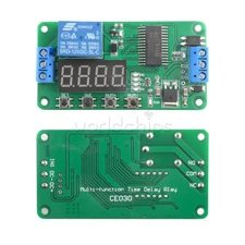 Multifunction Self-lock DC 12V Relay Time Delay PLC Cycle Timer Module Switch