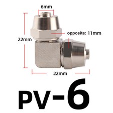 Reducing Elbows Pneumatic Push In Fitting Hose Water Air Equal Elbow Connector
