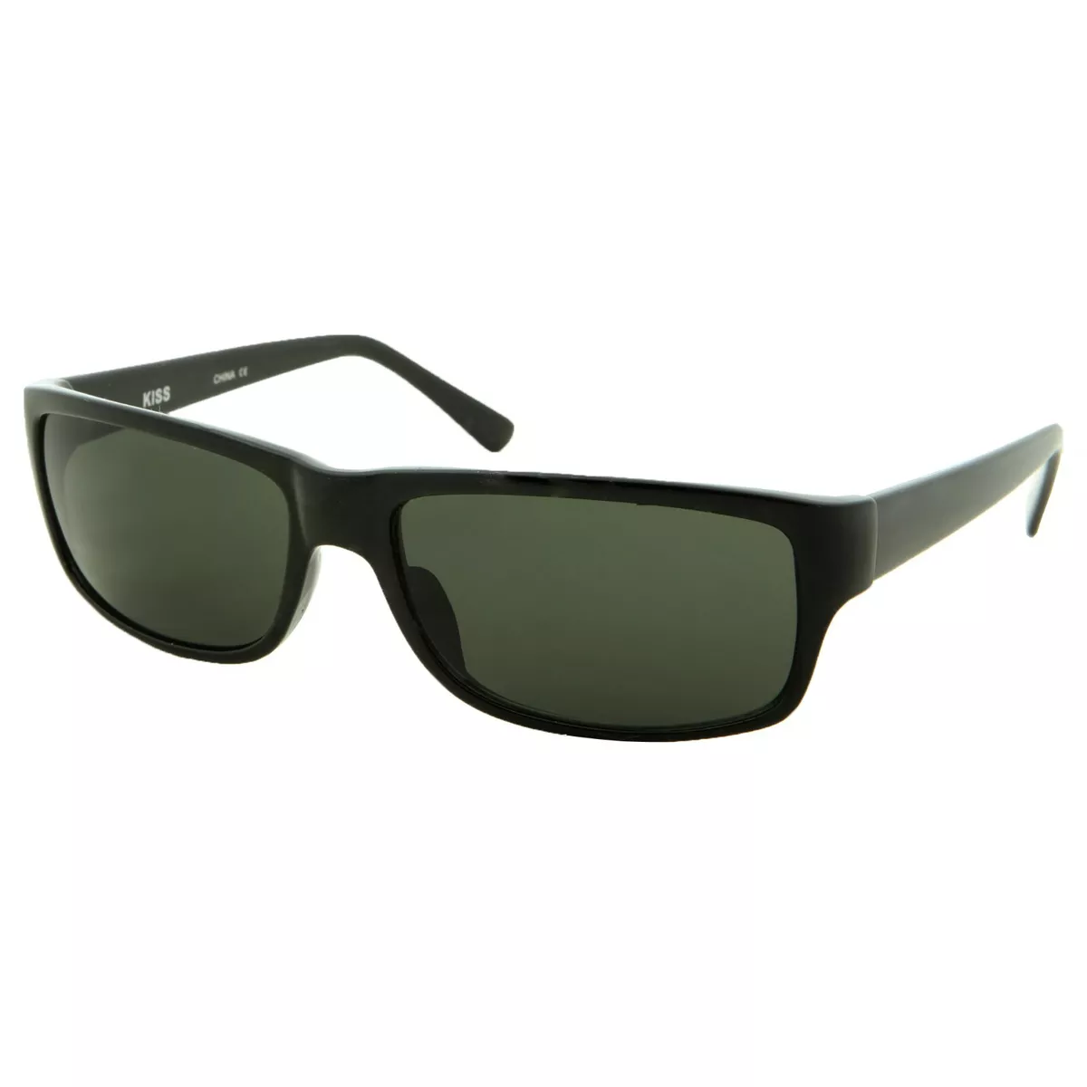 XL Large Thin Frame Wide Mens Sunglasses 148mm Sport Green Lens Huge Big  Tall