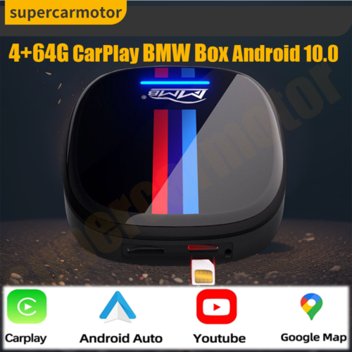 GPS multimédia Carplay Ai Box Andriod 10.0 pour BMW Andriod Auto sans fil - Photo 1/9