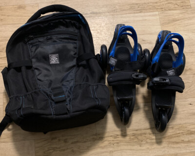 Cardiff Skate Co. Cruiser Step Strap Men's Large w/ Backpack See Pictures