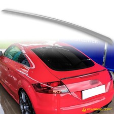 Fyralip Y22 Painted LX7X Silver Boot Lip Spoiler For Audi TT 8J Coupe 06-14