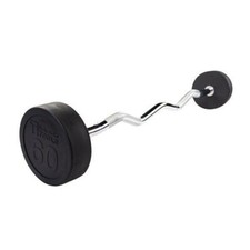 60 lb. Fixed Weight EZ Curl Barbell - Body-Solid SBZ60