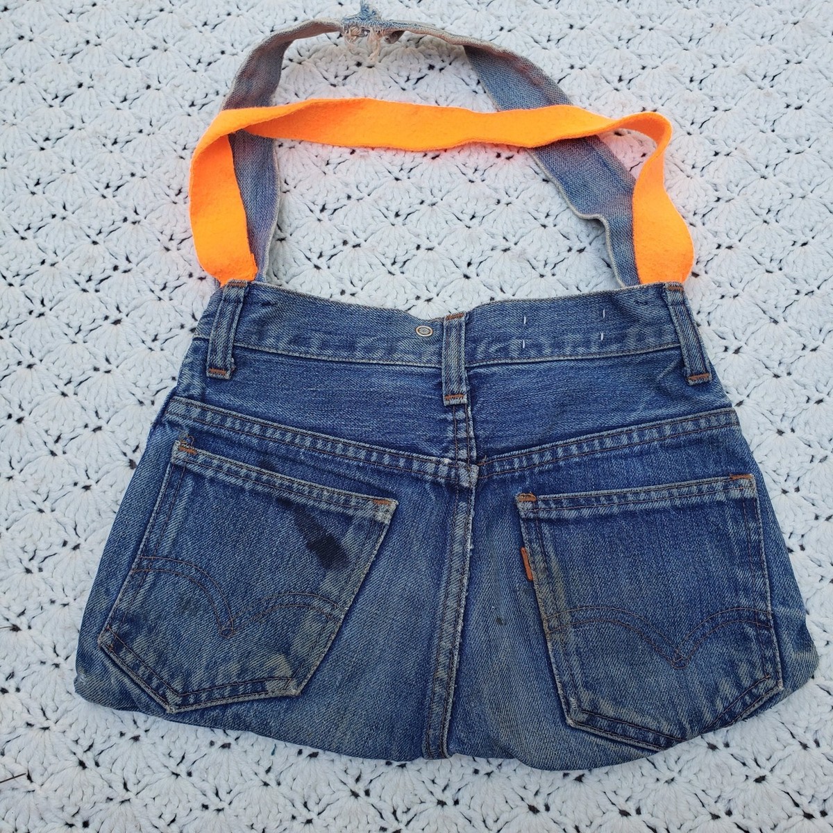 Vtg Levi's Orange Tab Big E Denim Custom Handmade Jeans Vtg Levi's Orange Tab Big E Denim Custom Handmade Jeans