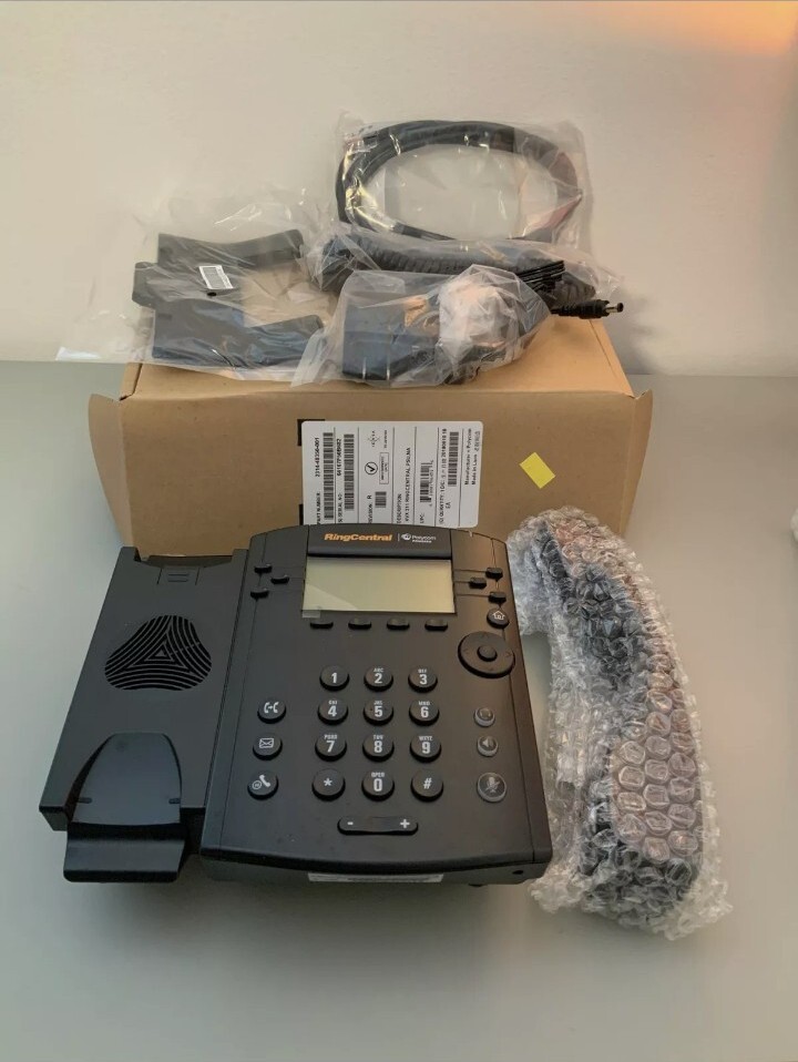 NEW RingCentral VVX 311 6Line VoIP IP SIP Business Media Phone