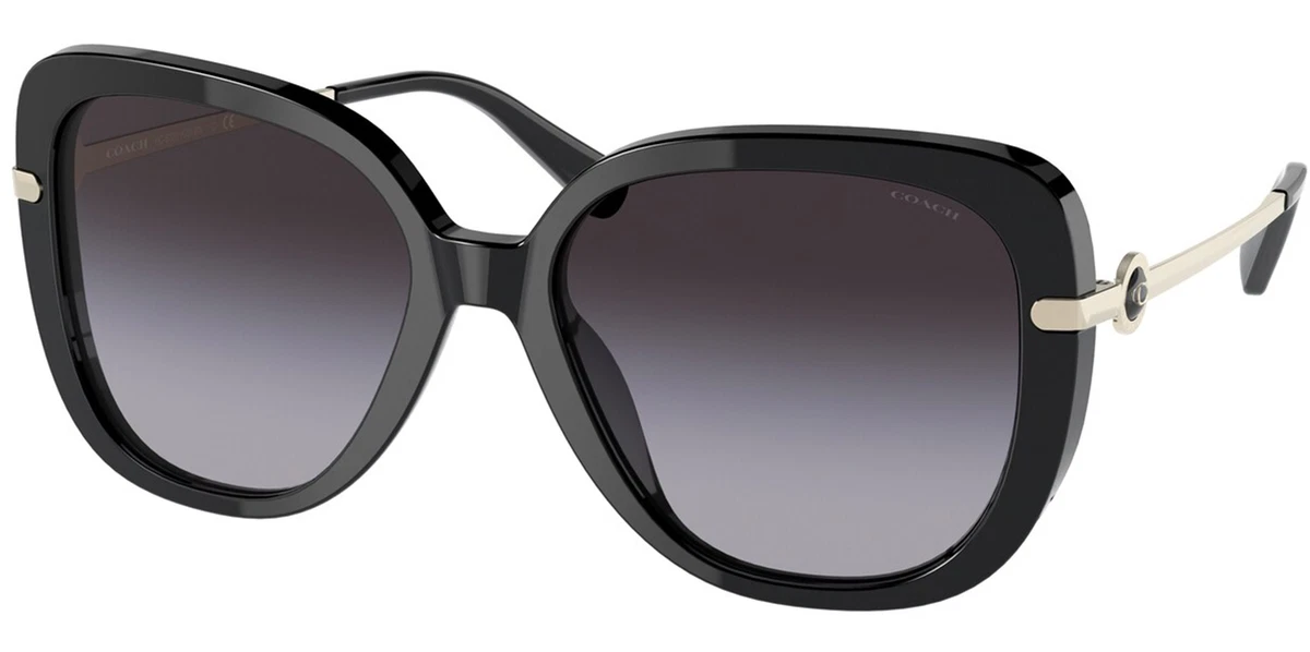 Coach women's black clearance sunglasses