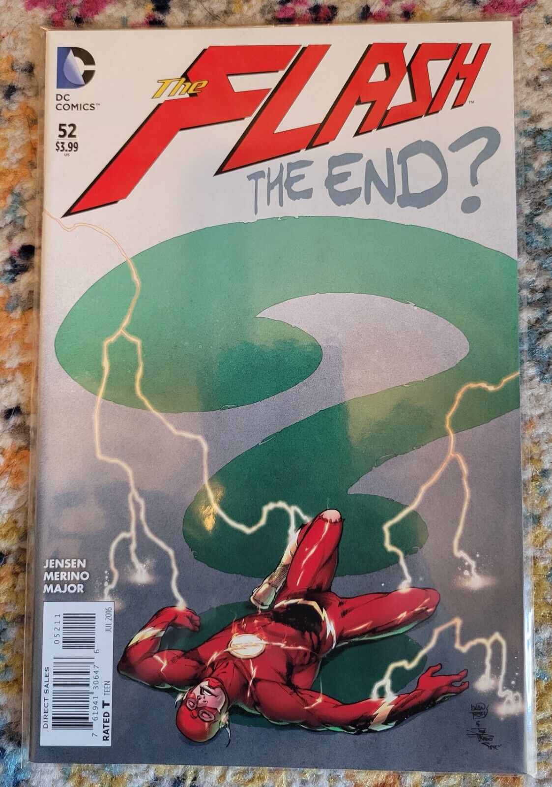 THE FLASH #52 VARIANT FINAL ISSUE OF NEW 52 SERIES. SEE MY OTHERS!!