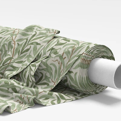 HOUSE OF HABERDASHERY Tenda per arredamento tessuto salice salvia verde salvia tessuto cuscino